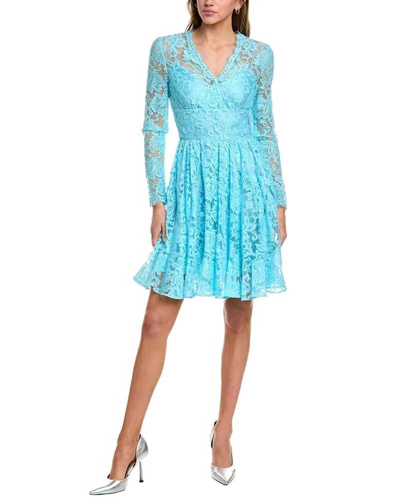 Dolce & Gabbana A-Line Dress Blue