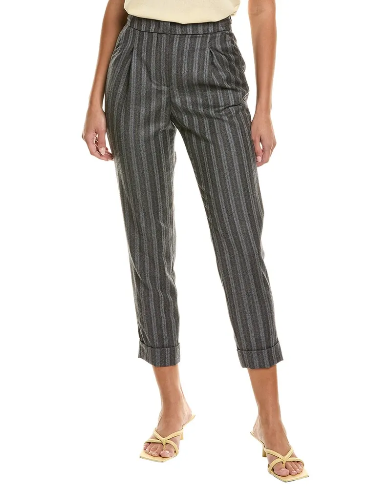 Peserico Wool Pant Gray