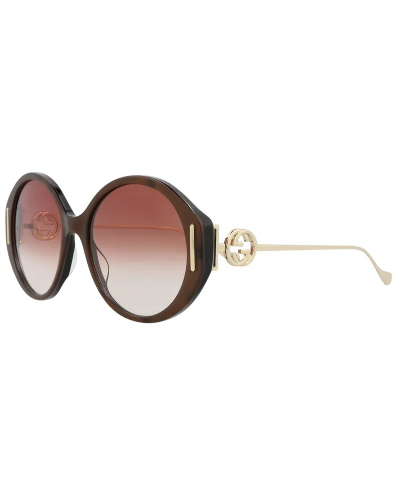 Gucci Women's GG1202S 57mm Sunglasses Brown