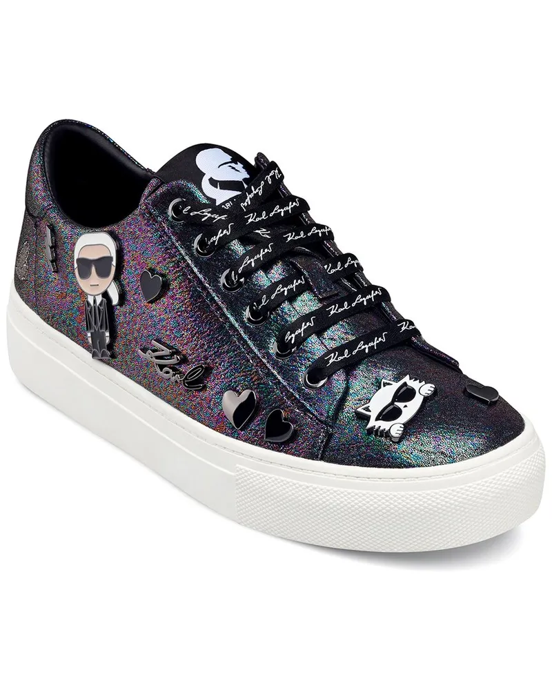 Karl Lagerfeld Cate Pins Leather Sneaker Nocolor