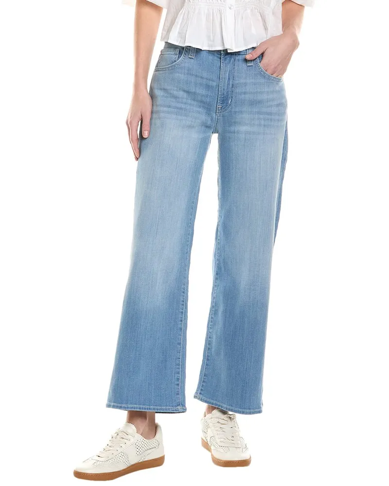 Hudson Jeans Rosalie High-Rise Luna Wide Leg Ankle Jean Nocolor