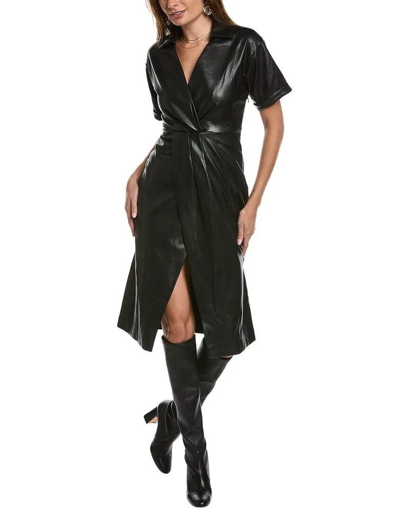 Elie Tahari Midi Dress Black