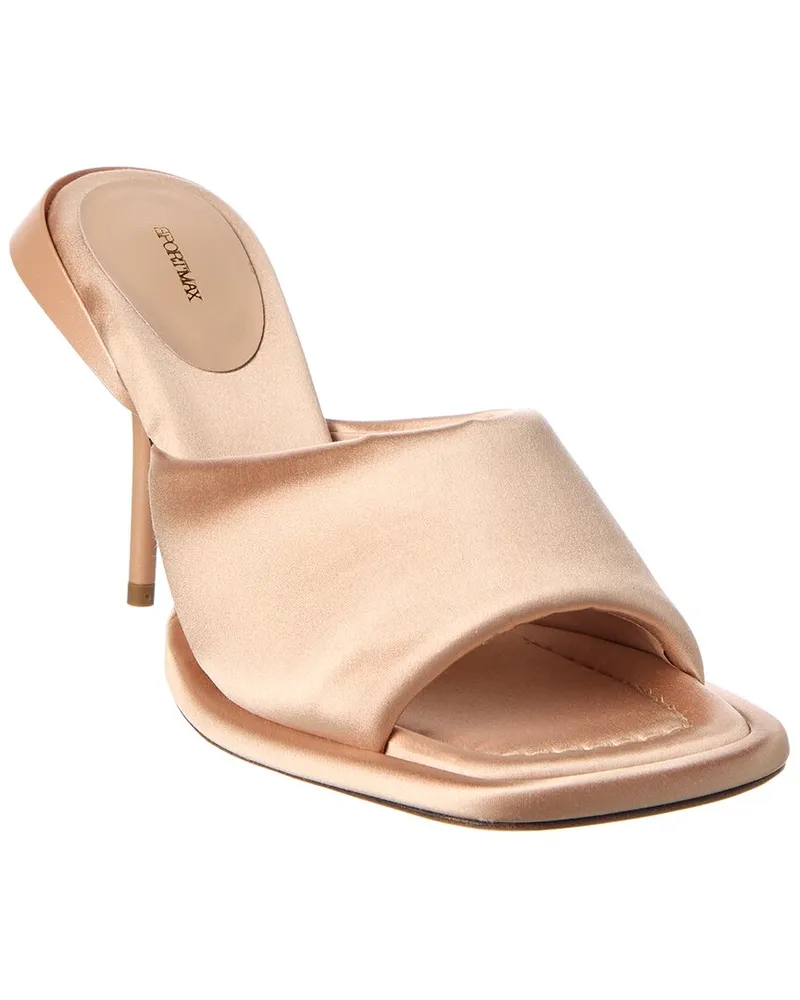 SPORTMAX Satin Pump Gold