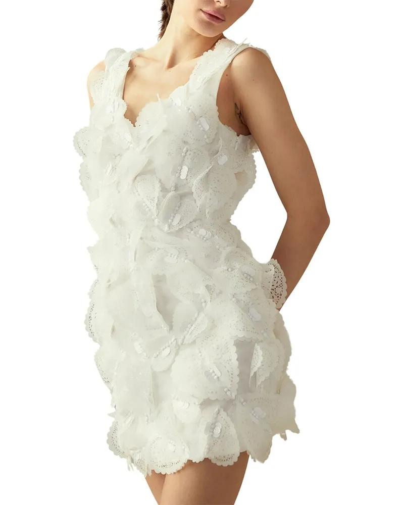 Cynthia Rowley Elle Embellished Heart Dress Nocolor