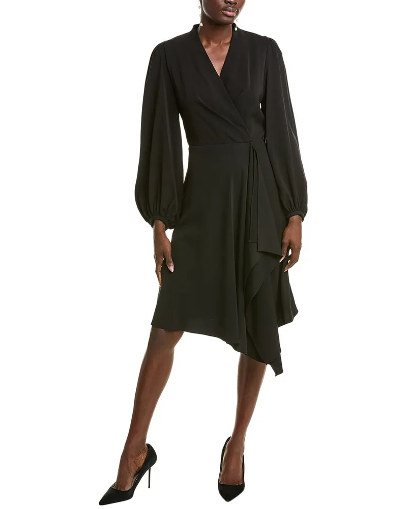 Black Halo Emberly Midi Dress Black