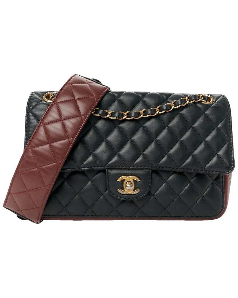 Chanel Brown Calfskin Leather Strap Into Flap Bag (Authentic Pre-Loved Nocolor