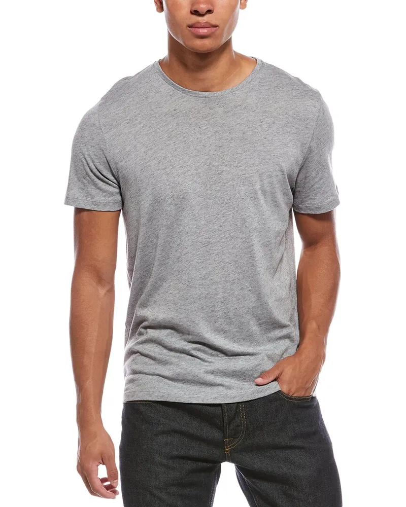 7 for all mankind Cashmere-Blend T-Shirt Grey
