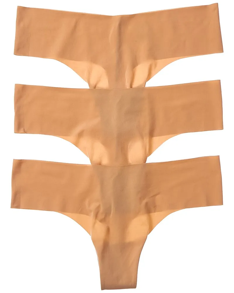 Cosabella 3pk Free Cut Microfiber Thong Nocolor