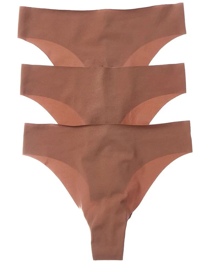 Cosabella 3pk Free Cut Micro High-Waist Thong Nocolor