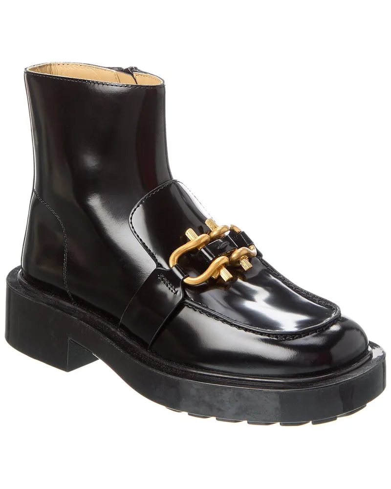 Bottega Veneta Monsieur Leather Boot Black
