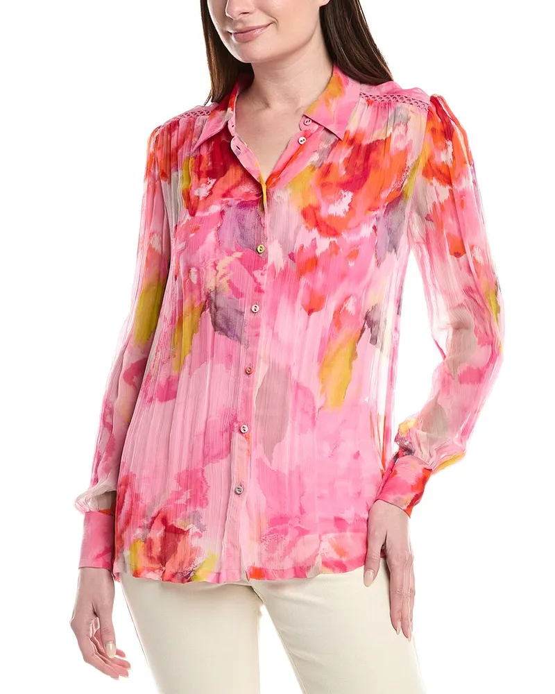 Hemant & Nandita Boho Top Pink