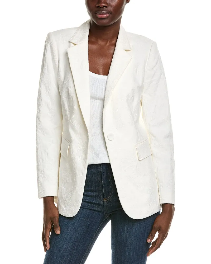 Emanuel Ungaro Lizzy Jacquard Jacket White