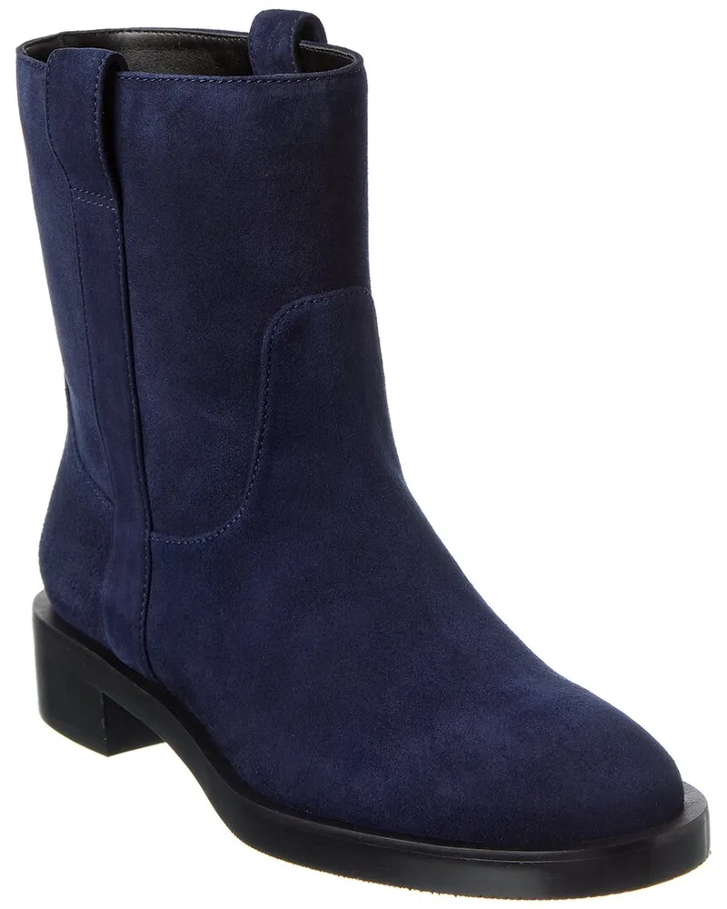 Stuart Weitzman Lenora Suede Bootie Blue