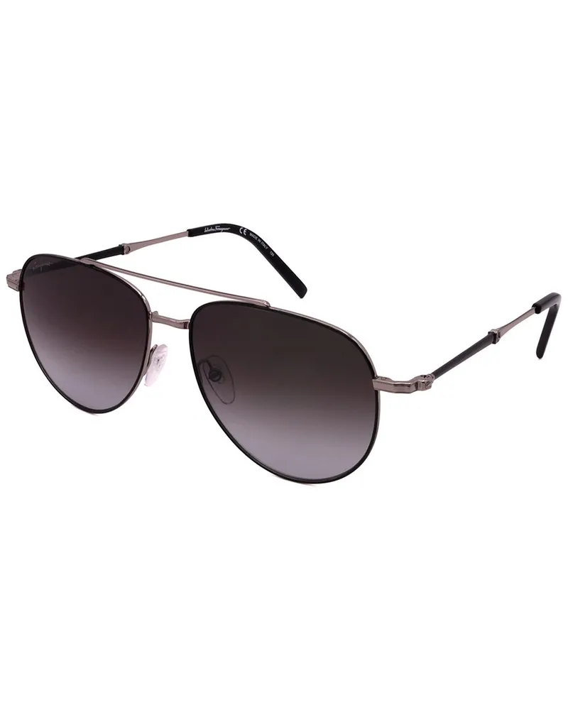 Ferragamo Unisex SF226S 58mm Sunglasses Black