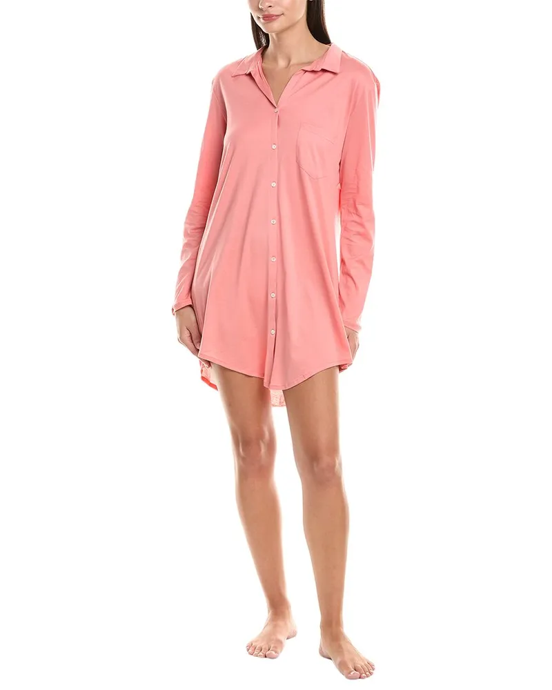 Hanro Cotton Deluxe Boyfriend Sleepshirt Nocolor