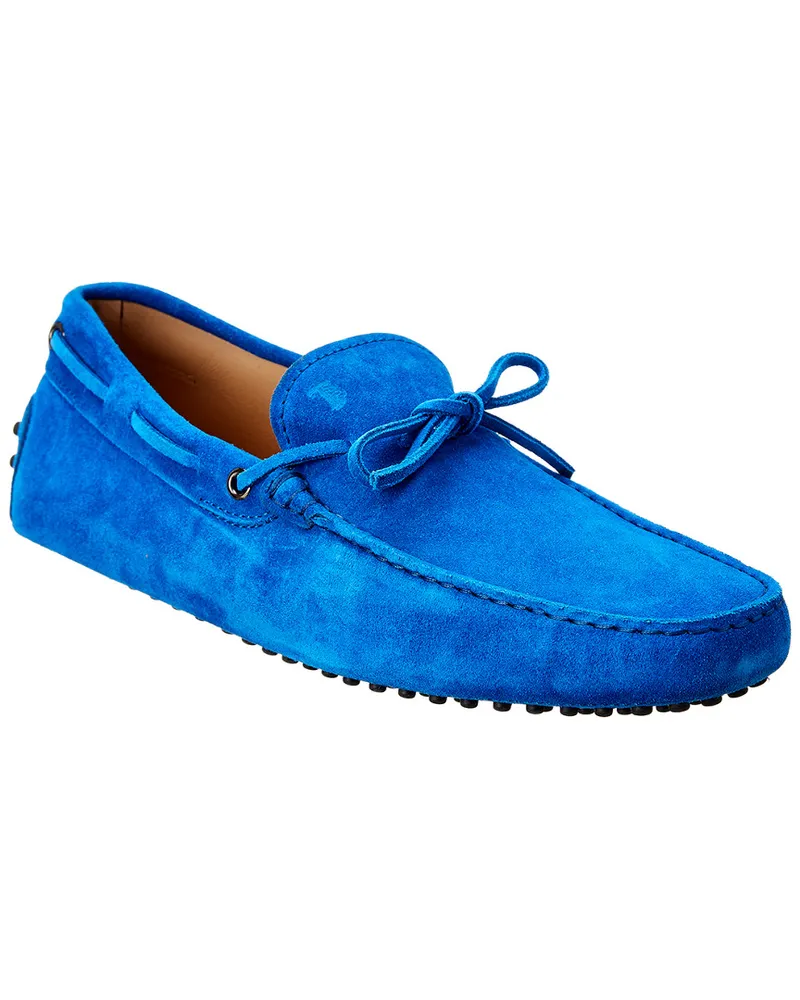 TOD'S TOD’s Gommino Suede Loafer Blue