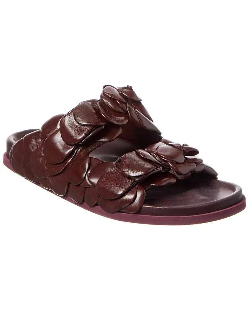 Valentino Garavani Atelier 03 Leather Sandal Brown