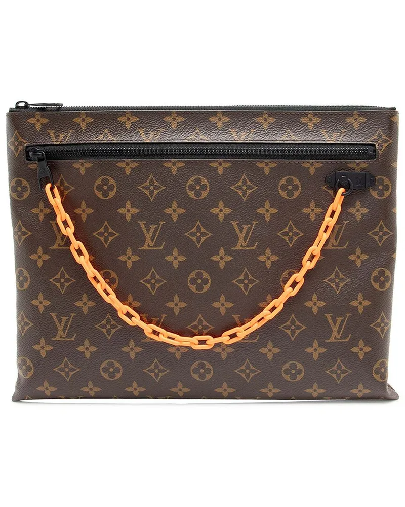 Louis Vuitton Monogram Canvas Solar Ray Pouch (Authentic Pre-Loved Nocolor