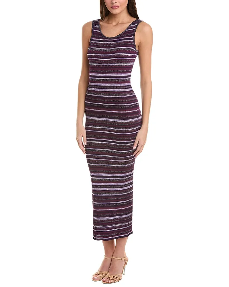 Missoni Knit Maxi Dress Purple