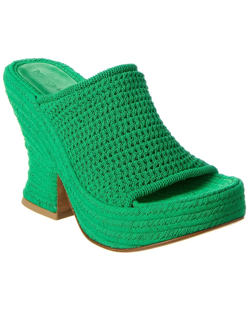 Bottega Veneta Wedge Mule Green