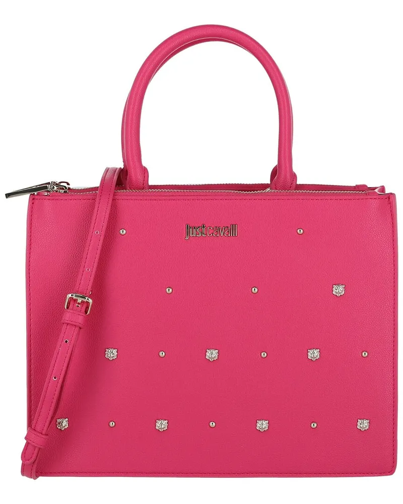 Just Cavalli Studded Shoulder Bag Purple