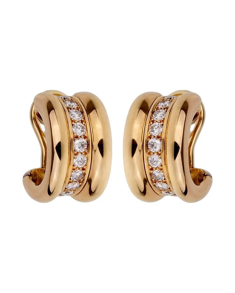 Chopard 18K 0.66 ct. tw. Diamond La Strada Hoops (Authentic Pre-Loved Nocolor