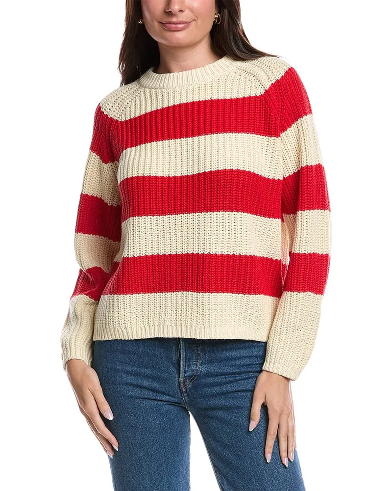 Graham & Spencer Wool-Blend Sweater Red