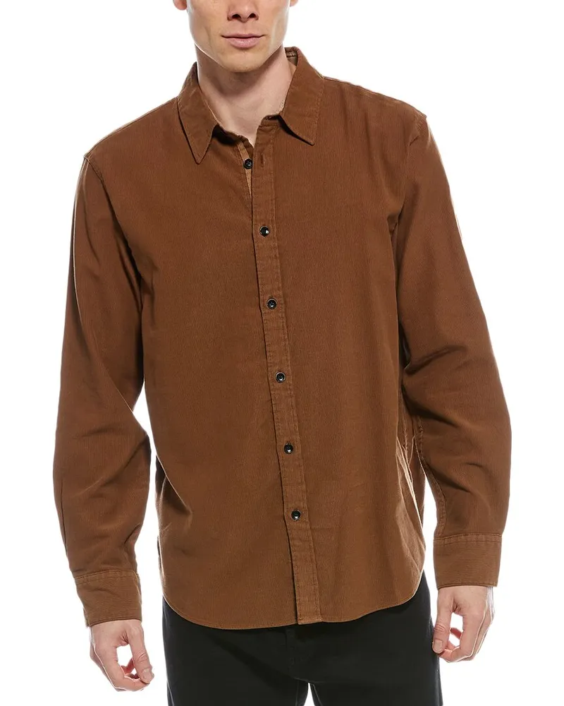 Rag & Bone Finch Corduroy Shirt Brown