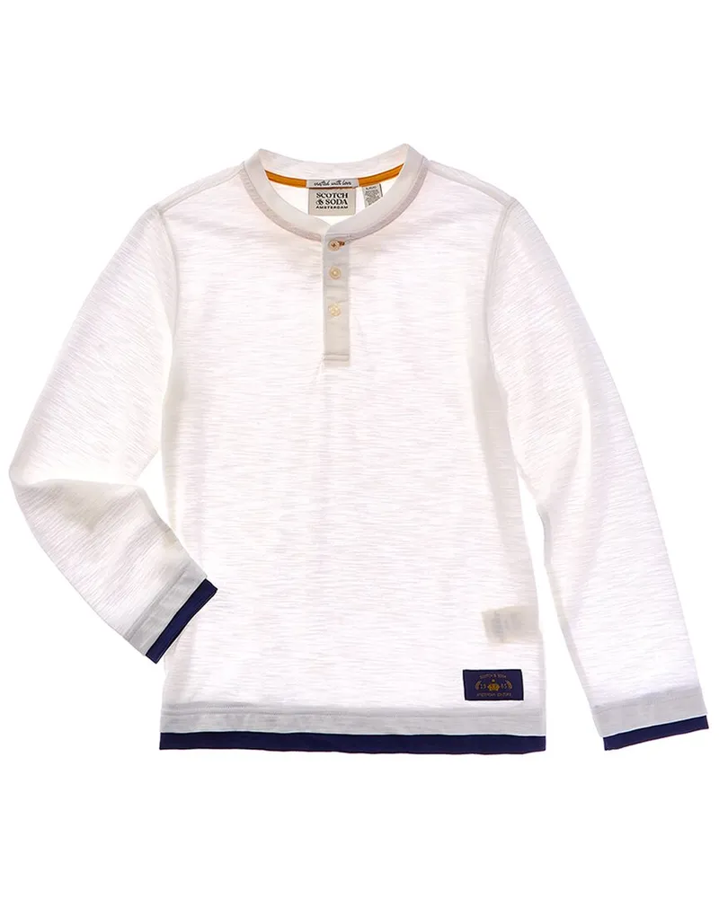 Scotch&Soda Slub Jersey Shirt White