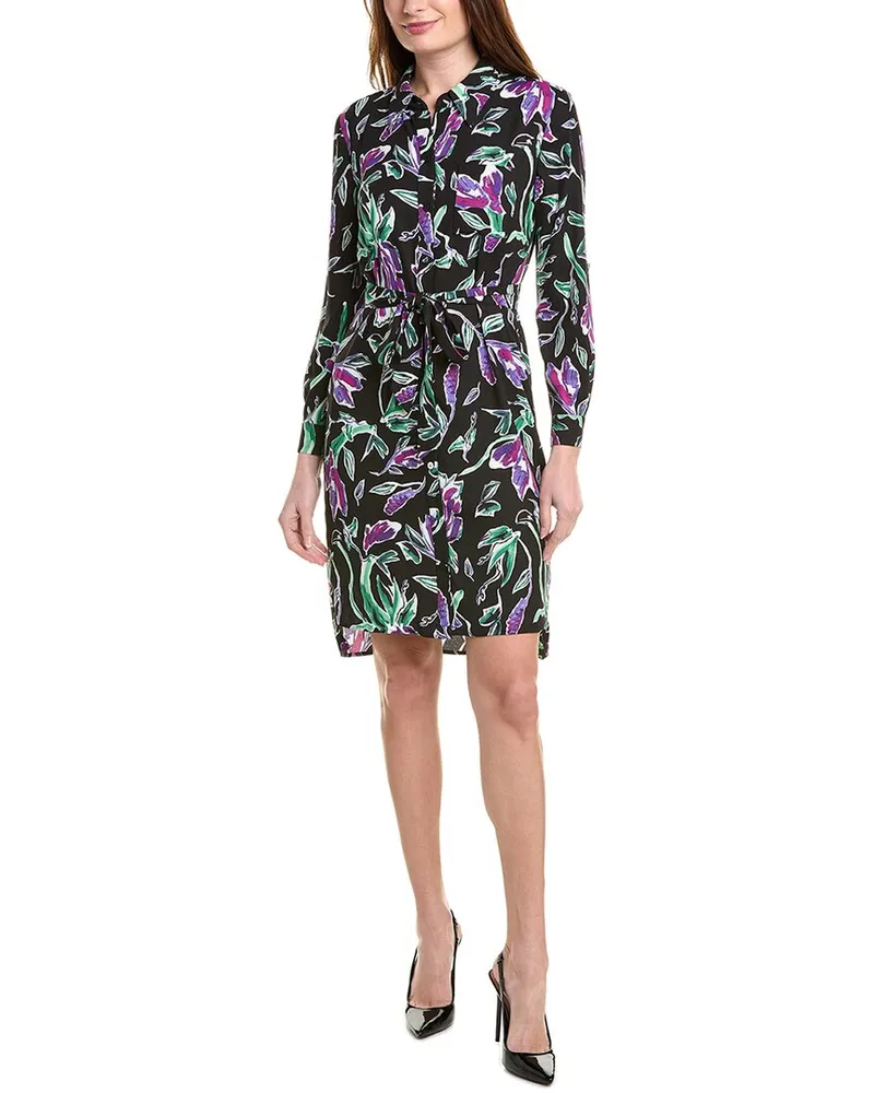 Diane von Furstenberg Prita Shirtdress Black