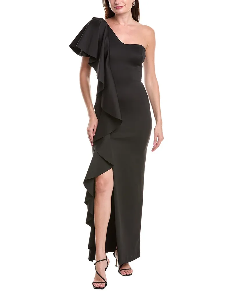 Black Halo Percy Gown Black
