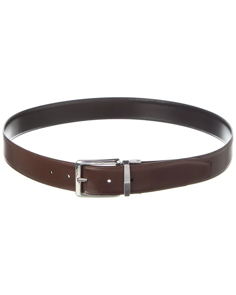 Bruno Magli Luca Reversible Leather Belt Black