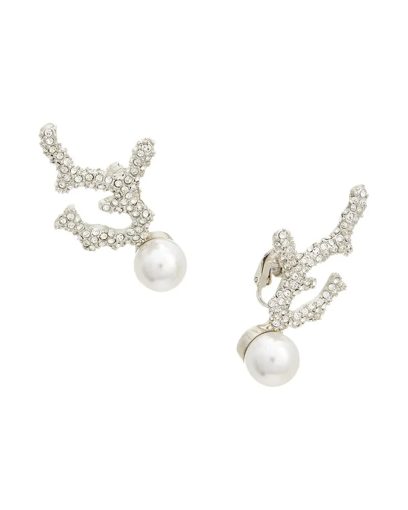 Kenneth Jay Lane Ear Climber Earrings Nocolor