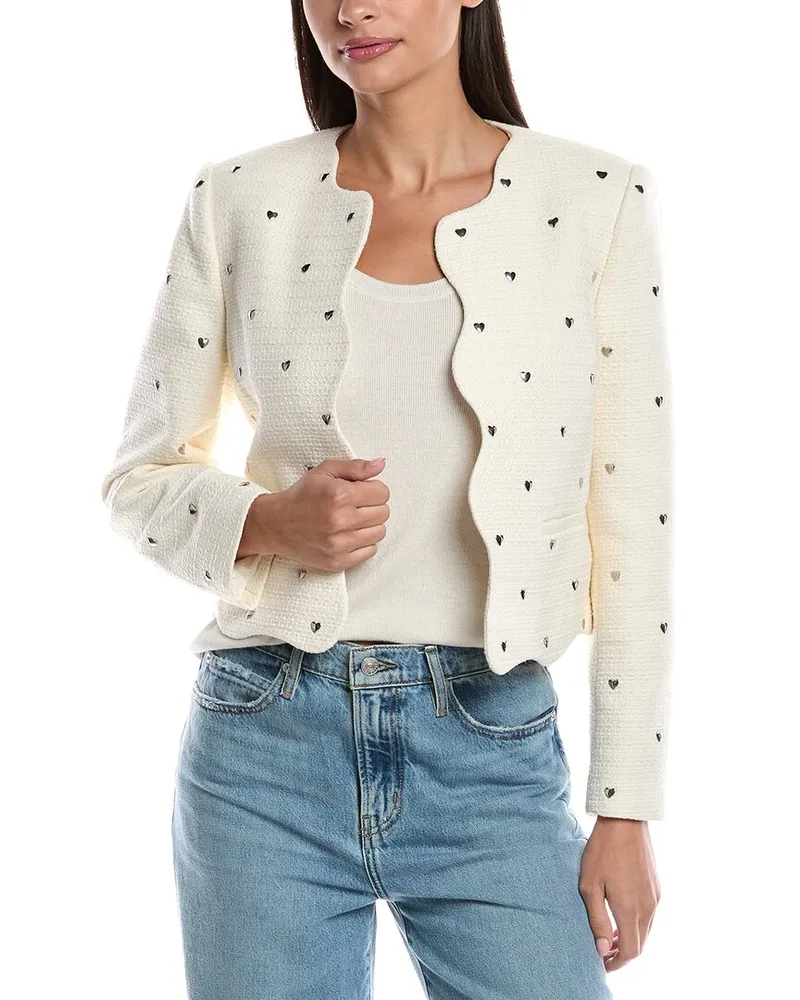 Elie Tahari The Celia Jacket White