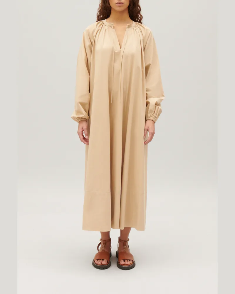 Claudie Pierlot Langes Kleid Oversize Sand Sand