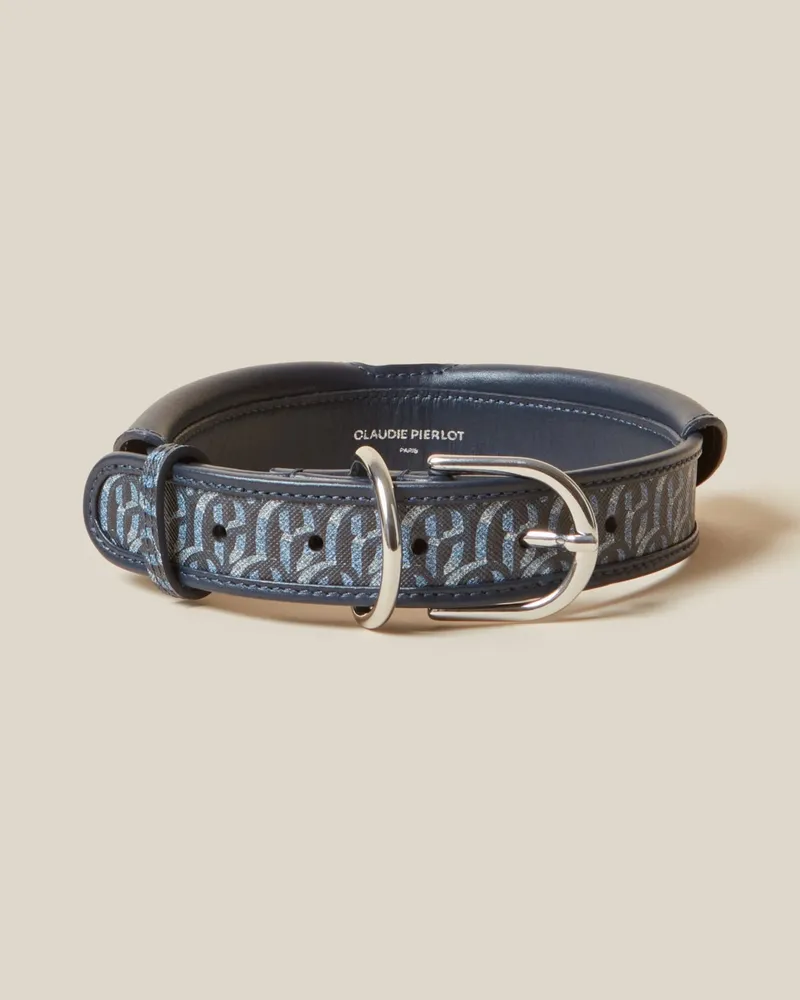 Claudie Pierlot Halsband mit CP-Monogramm Marine