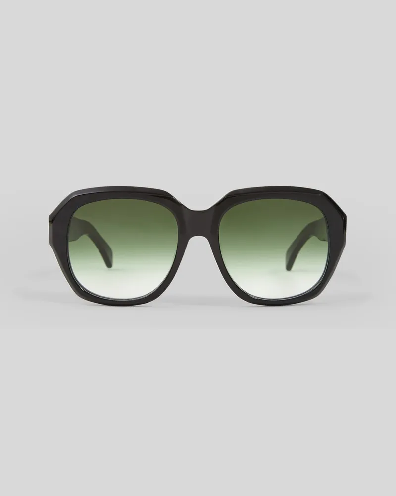 Claudie Pierlot Viereckige Sonnenbrille Schwarz