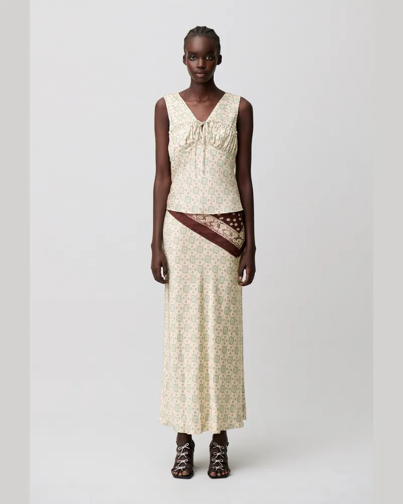 Claudie Pierlot Satin-Top Heller