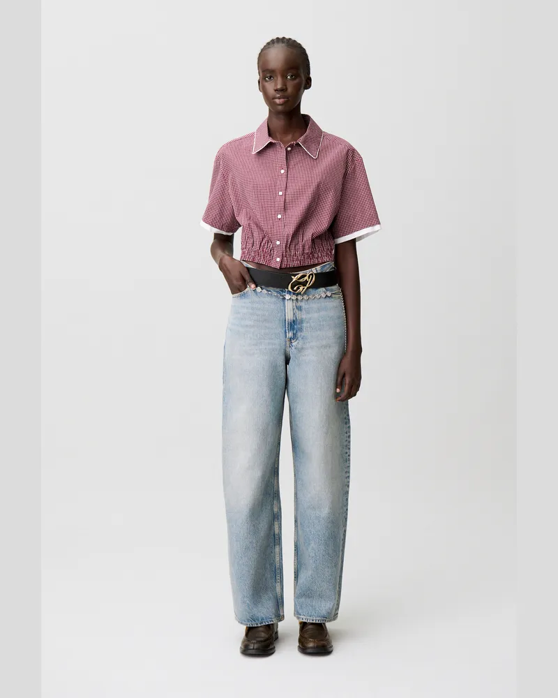 Claudie Pierlot Baggy-Jeans aus Denim Denim