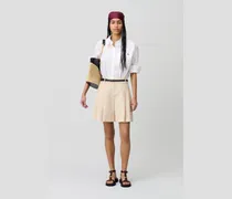 Plissierte Shorts