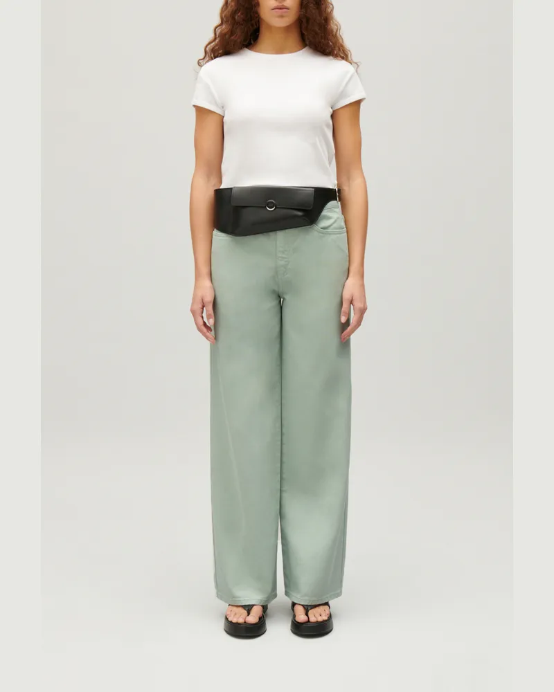 Claudie Pierlot Mandelrote Baggy-Jeans von Michel Mandel