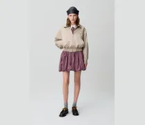 Übergroße Reißverschlussjacke