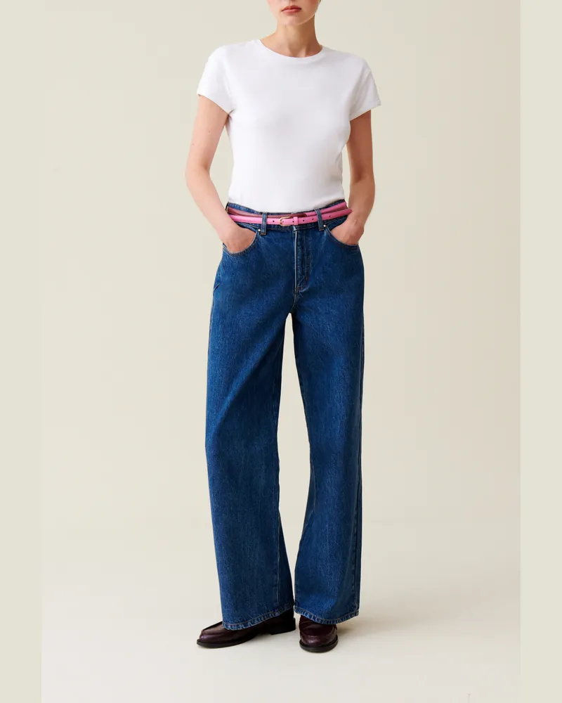 Claudie Pierlot T-shirt kurzen Ärmeln Ecru