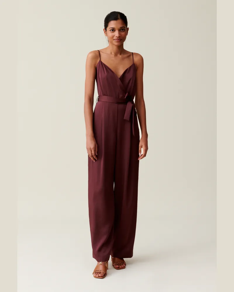 Claudie Pierlot Cappuccino Overall mit Gürtel Cappuccino