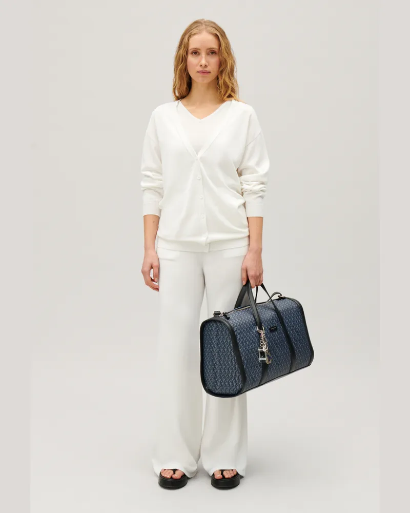 Claudie Pierlot Feinstrick-Cardigan Ecru