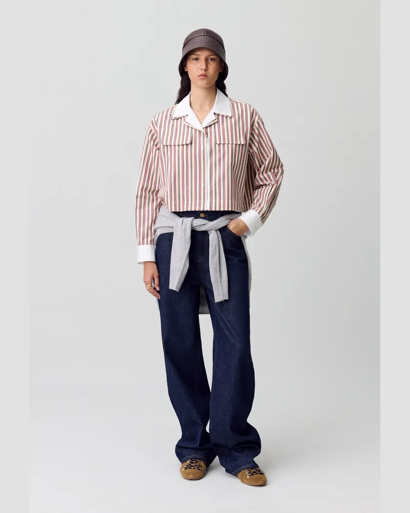 Claudie Pierlot Gestreiftes Hemd Multico