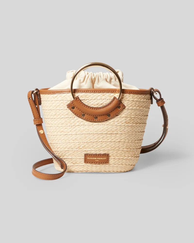 Claudie Pierlot Kleiner Korb mit Ringanhänger Kamel