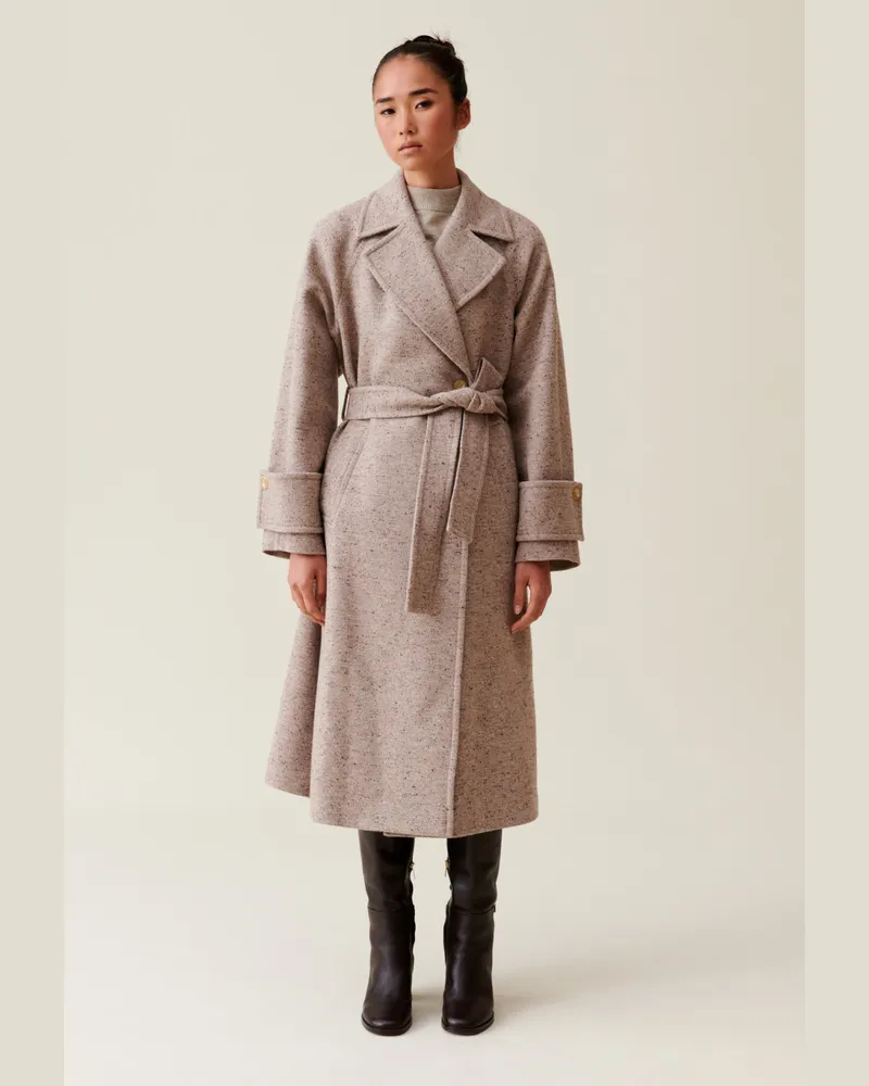 Claudie Pierlot 7/8-Trenchcoat-Stil Beige
