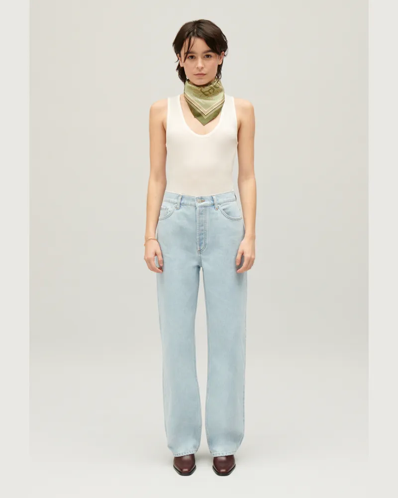 Claudie Pierlot Gerade blau Jean Claude Denim