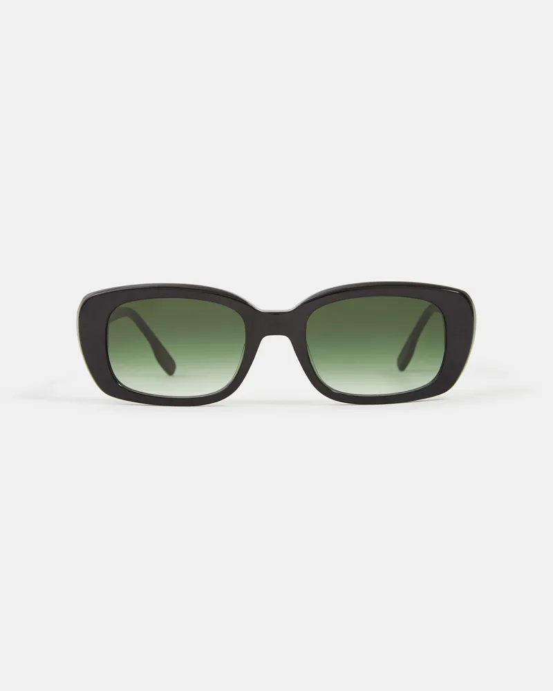 Claudie Pierlot Rechteckige Sonnenbrille Schwarz